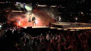 Slash w Fergie  HalfTime Show  Super Bowl XLV 2011 HD High Definition [upl. by Llednol]