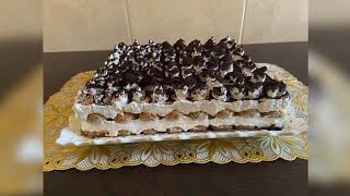 اسهل طريقة للتحضير تيراميسو بدون بيض  و مذاق روعة 😋Tiramisu [upl. by Alekat]