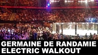 FanCam Germaine de Randamies walkout at UFC Rotterdam [upl. by Addi]