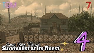 Building A House Base For The Ideal Survivalist In 7 Days To Die [upl. by Julie]