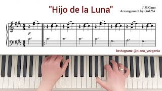 Mecano  Hijo de la Luna piano version [upl. by Eveineg]