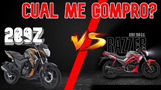 ITALIKA 200Z VS VELOCI RAZZER 200 GTR  QUE MOTO ES MEJOR [upl. by Sherm]