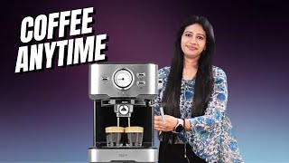 Starbucks coffee இனிமேல் வீட்டில்  AGARO Espresso Coffee Maker Unboxing and review in Tamil [upl. by Zippel75]