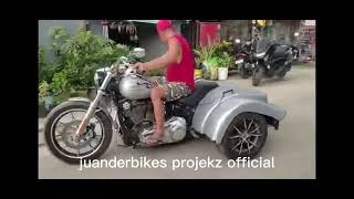 Harley Davidson 1700cc classic freewheeler series conversion setup [upl. by Jesher559]