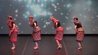 Sambalpuri Indian folk dance by Russian girls in Macedonia [upl. by Noskcire]