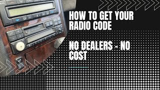 How to Find Your Mercedes Radio Code  For Free No Dealers [upl. by Analad]