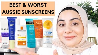 BEST amp WORST AUSSIE SUNSCREENS  Australian Sunscreen Guide  Affordable Aussie Sunscreen Razia Moe [upl. by Oiliduab811]