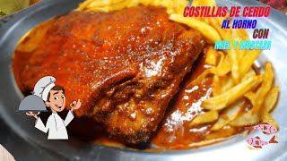 COSTILLAS DE CERDO AL HORNO CON MIEL Y MOSTAZA PAO A PASO [upl. by Ahsitnauq444]