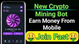 New Crypto Mining App🤑 Verified App  Earn Money From Mobile  New Airdrop Today  Earning Guy [upl. by Leirbaj]