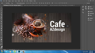 Thiết kế banner cafe trong photoshop Địa chỉ học photoshop chuyên nghiệp [upl. by Coheman]