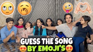 GUESS THE SONGS BY EMOJI 😍🤣  BOYS amp girls challenge [upl. by Ilajna]