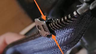 Reissverschluss reparieren  Repair zipper [upl. by Queston]