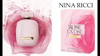 Nina Ricci Rose Extase  Perfume Review [upl. by Dnalyram]