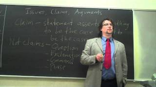 Critical Thinking Issues Claims Arguments [upl. by Yeorgi]