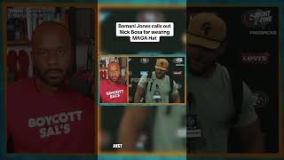 Bomani Jones calls out Nick Bosa for wearing a MAGA hat [upl. by Qifar]