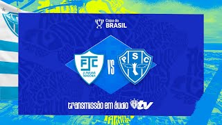 PapãoTV JIPARANÁ X PAYSANDU TRANSMISSÃO EM ÁUDIO  1ª FASE DA COPA DO BRASIL 2024 [upl. by Grier]