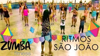 ZUMBA  Ritmos de São João  Canários do Reino  Professor Irtylo Santos [upl. by Durston]