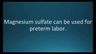 How to pronounce magnesium sulfate Memorizing Pharmacology Flashcard [upl. by Eidurt]