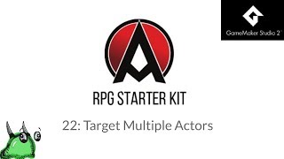 GameMaker Studio 2 RPG Starter Kit 22 Targetting Multiples [upl. by Delia]