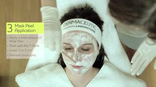 Dermaceutic Mask Peel  Short Video [upl. by Obbard]