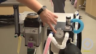 Testing Anesthesia Machine for Leaks [upl. by Johnnie596]