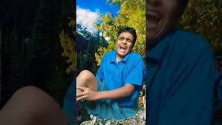 Hiking Accident😭💀 survival hiking funny comedy zackdfilms theananthshow [upl. by Brodench993]