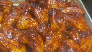 SOUTHERN BAKED BBQ CHICKEN WINGS  OLD FASHIONED [upl. by Gareth]