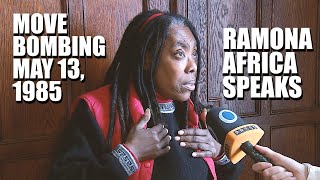 RAMONA AFRICA SPEAKS ON THE MOVE BOMBING SEQUENCE OF EVENTS  NEW YORK CITY 2015 [upl. by Macintosh]