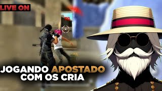 LIVE ON  JOGANDO APOSTADO  FREE FIRE AO VIVO [upl. by Antonetta]