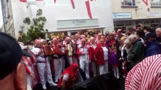 Padstow May Day Old Obby Oss 2015 11am [upl. by Sopher]