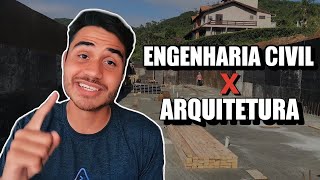 ENGENHARIA CIVIL OU ARQUITETURA QUAL FAZER [upl. by Savil]