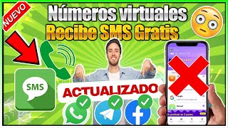 ✔️🔴 Como CONSEGUIR un NUMERO VIRTUAL para Recibir SMS  Crear un Número Virtual Gratis【 2024 】 [upl. by Nyrrek]