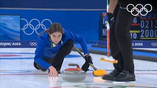 🥇🥌 1st Curling Gold Medal for Italy  Mixed Doubles Final Highlights [upl. by Anawyt]