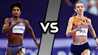 Femke Bol vs Anna Cockrell Brussels Diamond League 2024  400m Hurdles [upl. by Fang]