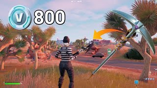 Studded Axe Pickaxe Gameplay in Fortnite Sound Test  Review Should You Buy [upl. by Oap]