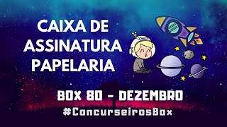 UNBOXING ASSINATURA PAPELARIA DEZEMBRO [upl. by Selinski]