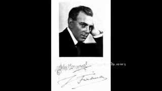 Fryderyk Chopin 2 Etiudy Gesdur nr 9 Op 25 i nr 5 Op 10 — Ignacy Friedman 1920 [upl. by Maggy120]