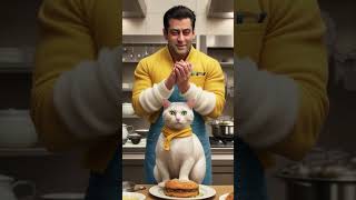 Salman Bhai My New Chef  chef cat tigerzindahaifullmovie salmankhan [upl. by Anerul]