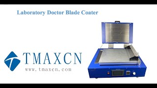 Laboratory Doctor Blade Film Coater Coating Machine With Heat And Vacuum Function [upl. by Lanfri38]