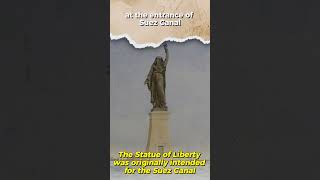 The Statue of Liberty was originally intended for The Suez Canal travel history libertystatue [upl. by Rimidalb]