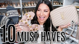 TOP 10 CURRENT MUST HAVES The Best 1st Luxury Handbag  LuxMommy [upl. by Dam867]