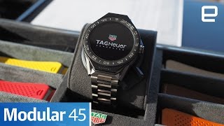 TAG Heuer Connected Modular 45  HandsOn [upl. by Adnil]