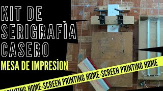 kit de serigrafia  hazlo tu mismo  herramientas para serigrafìa  serigrafia [upl. by Tihor]