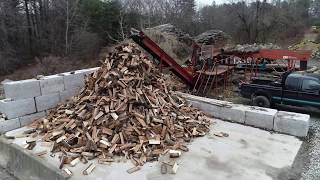 Ben Poulsons CMC firewood processor [upl. by Notsirt]