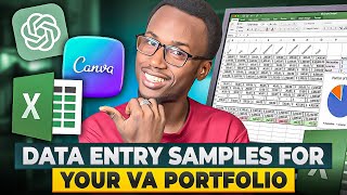 How to Create Data Entry Samples for Your Virtual Assistant Portfolio [upl. by Wessling930]