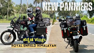 New panniers setup  Royal Enfield Himalayan [upl. by Januisz778]