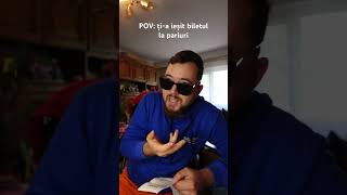 Când câștigi biletul la pariuri😂 fy comedy shorts foryou funny amuzant shortsviral [upl. by Ikceb]