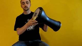 Darbuka Lesson 1  position amp strokes B [upl. by Aiynot]