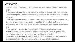 Diritto costituzionale Le fonti del diritto [upl. by Candide163]