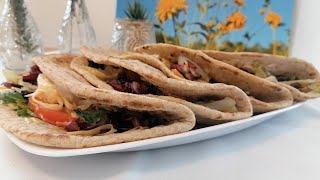 PIADINA FATTA IN CASA ricetta originale  integrale [upl. by Dnalerb]